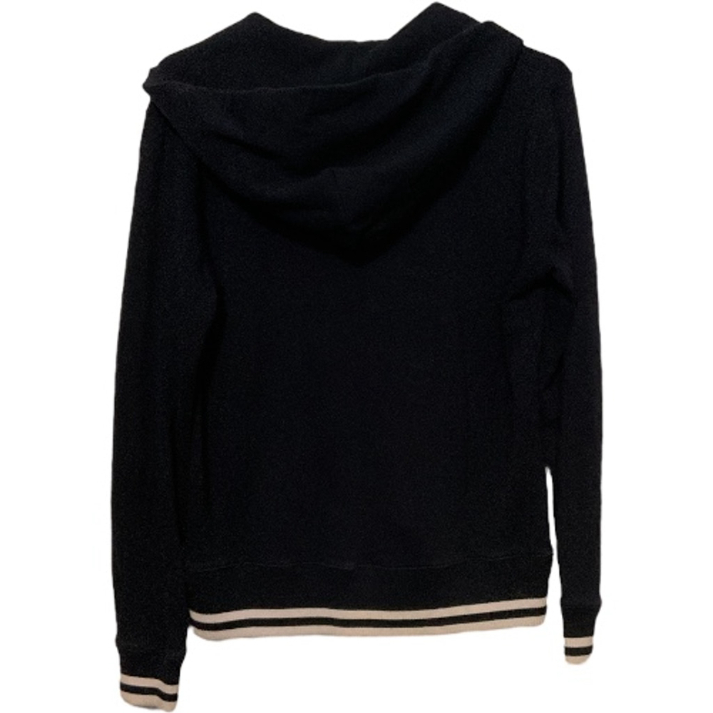 Tommy Hilfiger vintage Navy White Full gold Zip Hoodie M - Picture 7 of 11
